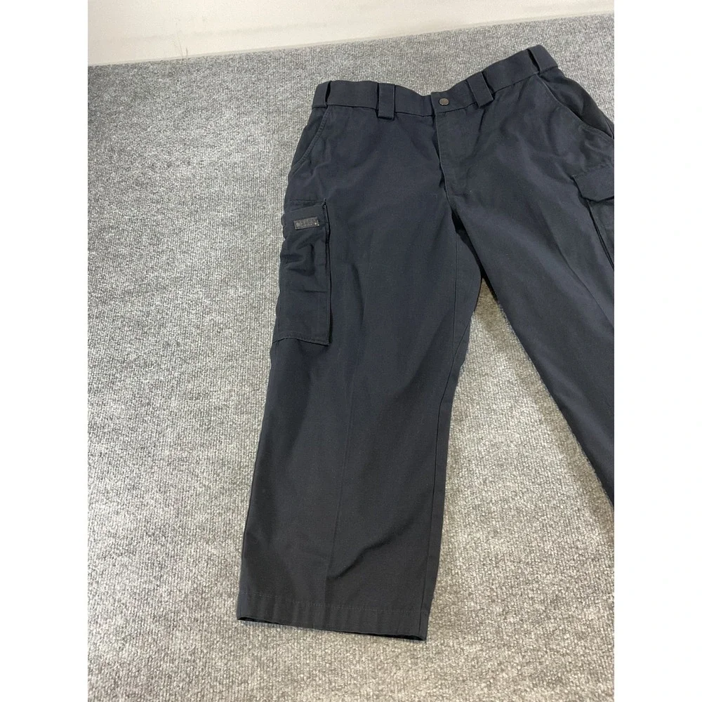 5.11 Tactical Cargo Pants Mens 35x24 Black Ripstop Utility Work Hiking Outdoor